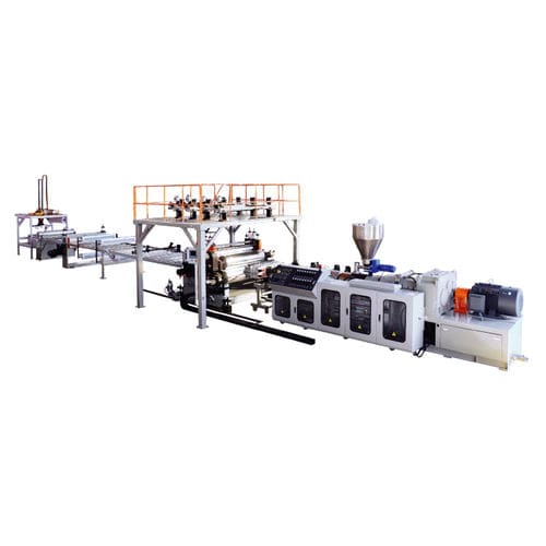 多层管道挤出生产线 - SPC  - Jwell Extrusion Machinery Co., Ltd., Shanghai - 带触摸屏 / 高流量 / PLC控制