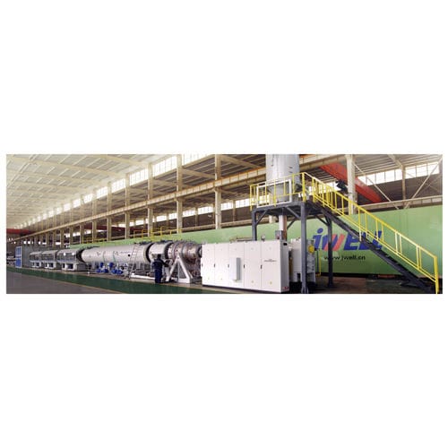 多层管道挤出生产线 - JWEG series - Jwell Extrusion Machinery Co., Ltd., Shanghai - 管道 / 用于HDPE / 排水管道