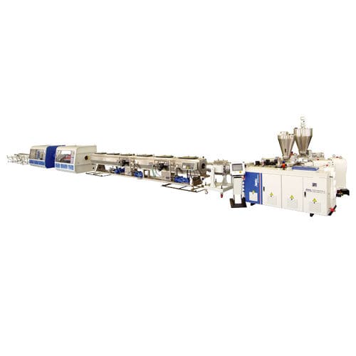 3层共挤生产线 - JWG series - Jwell Extrusion Machinery Co., Ltd., Shanghai - 用于 PVC 管 / 用于PVC