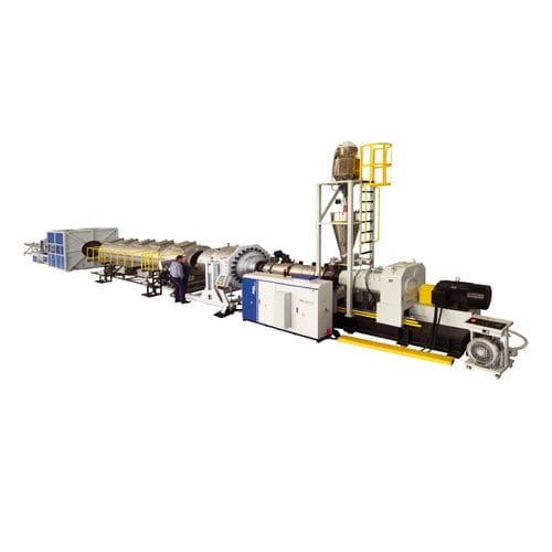 双螺杆管道挤出生产线 - JWG series - Jwell Extrusion Machinery Co., Ltd., Shanghai - 管道 / 用于PVC / 排水管道