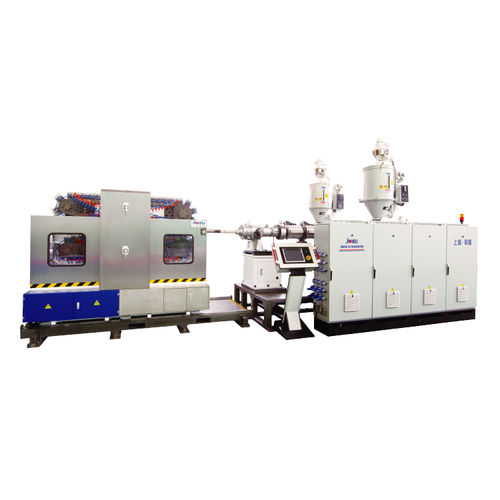 管道管道挤出生产线 - JWXFG110 - Jwell Extrusion Machinery Co., Ltd., Shanghai - 用于PE / 用于双壁波纹管