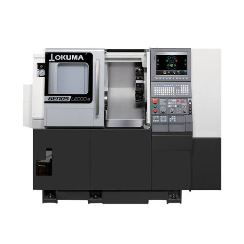 CNC数控车床 - GENOS L2000-E - OKUMA - 卧式 / 双轴 / A2-6