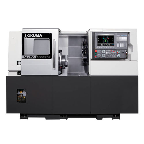 CNC数控车床 - GENOS L3000-E - OKUMA - 卧式 / 双轴 / A2-8