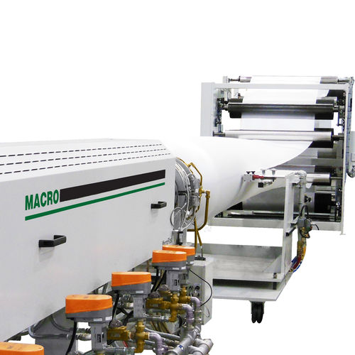 单层管道挤出生产线 - Polylactic Acid (PLA) Foam Extrusion Line - Macro Engineering & Technology Inc. - 片材 / 用于聚乳酸 / 发泡片材