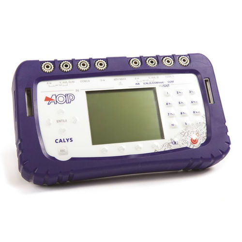 多功能校准器 - CALYS 50 - AOIP - 温度 / 电压 / 电流