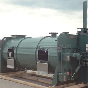 犁头式混合机 - B & P Process Equipment - 卧式 / 恒流 / 用于液体