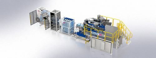 7层管道挤出生产线 - TubeFlex - Breyer GmbH Maschinenfabrik/布莱尔 - 平挤薄膜 / 用于HDPE / 用于LDPE