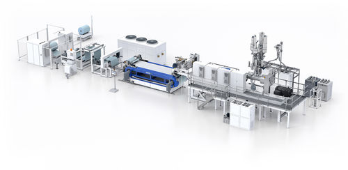 多层管道挤出生产线 - CellProtect - Breyer GmbH Maschinenfabrik/布莱尔 - 单层 / 平挤薄膜 / 用于EVA