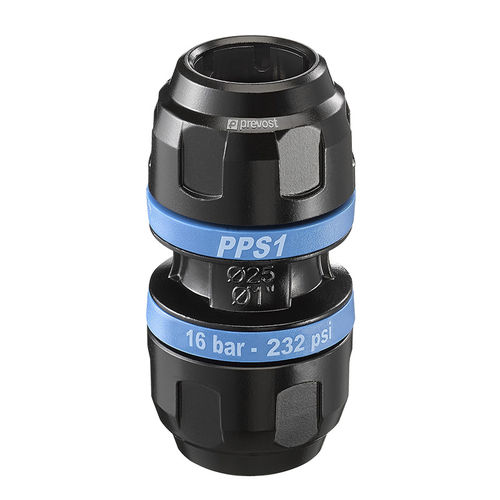 压缩空气接头 - PPS1 - UN - Prevost/佩釜 - 承插式 / 铝制 / 紧凑型