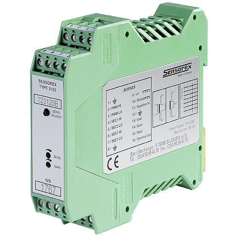 DIN导轨信号调节器 - SX3120 - SENSOREX MEGGITT - 用于 LVDT 换能器