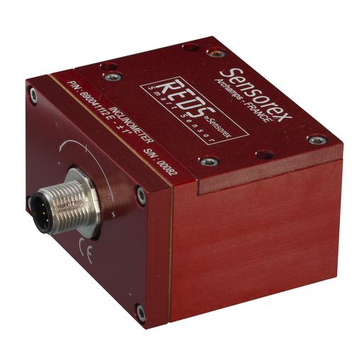 单轴加速度计 - SX41800 series - SENSOREX MEGGITT - 低频率 / 内置电子设备 / 工业