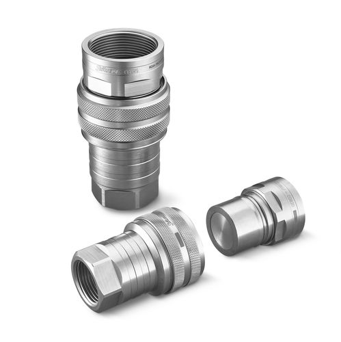 清洁断开接头 - CGB - Stäubli Fluid Connectors/史陶比尔 - 用于冷却液体 / 快速 / 镀镍黄铜