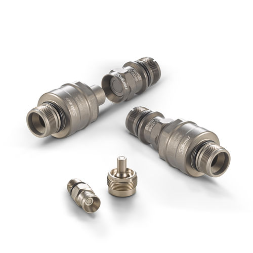 冷却液体接头 - CGD - Stäubli Fluid Connectors/史陶比尔 - 快速 / 镀镍黄铜 / 铝合金