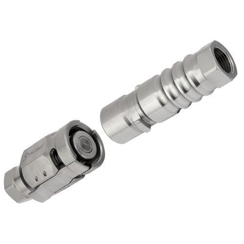 高温接头 - HTI - Stäubli Fluid Connectors/史陶比尔 - 用于冷却液体 / 快速 / 不锈钢