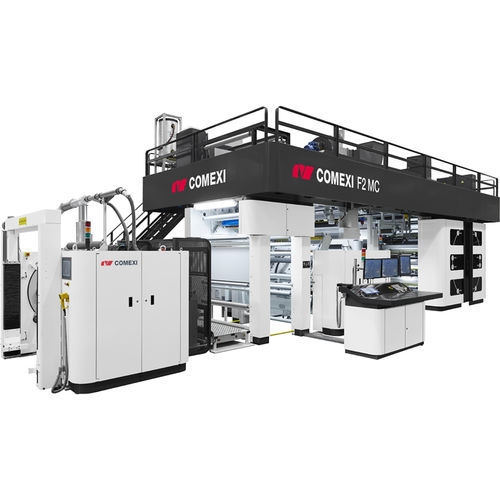 中央滚筒式柔性版印刷机 - FLEXO F2 MC - Comexi Group Industries - 8色 / 用于塑料膜