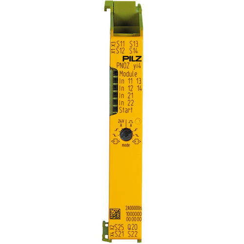 I/O拉伸模块 - PNOZ yi4 2DI T3C - PILZ/皮尔兹 - 用于安全继电器 / 模块化