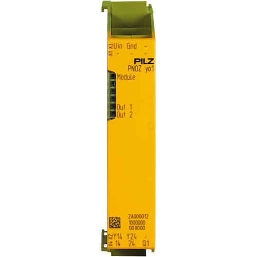 I/O拉伸模块 - PNOZ yo1 2SO - PILZ/皮尔兹 - 用于安全继电器 / 模块化