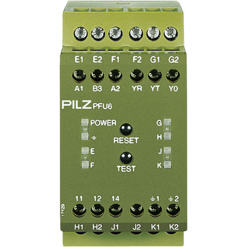 电压监控继电器 - PFU6  - PILZ/皮尔兹 - AC/DC / 故障指示器