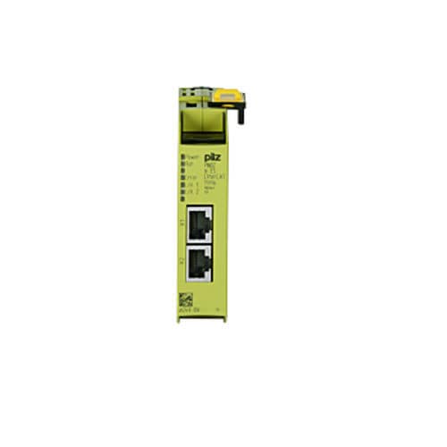 EtherCAT通信模块 - PNOZ m ES - PILZ/皮尔兹 - 接地总线 / RJ45 / 双端口