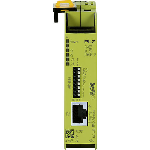 EtherNet/IP通信模块 - PNOZ m ES - PILZ/皮尔兹 - 接地总线 / RJ45
