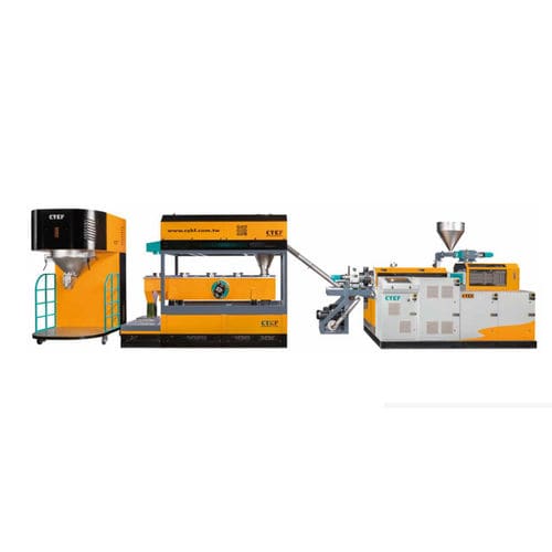 反向双螺杆挤出机 - CK-55DT - Cheng Yieu Development Machinery Co., Ltd. - 复合材料 / 用于PVC