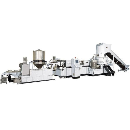 水冷式管道挤出生产线 - CK-SC120 - Cheng Yieu Development Machinery Co., Ltd. - 高流量 / 再生塑料 / 用于PP