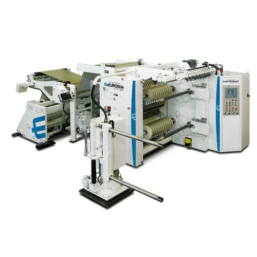 自动纵切复卷机 - TB-3T2 - EUROMAC - 双转塔型 / 多用途