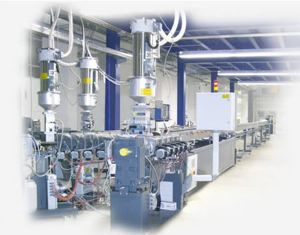 3层管道挤出生产线 - Extrudex Kunststoffmaschinen GmbH - 单层 / 管道 / 热熔塑料