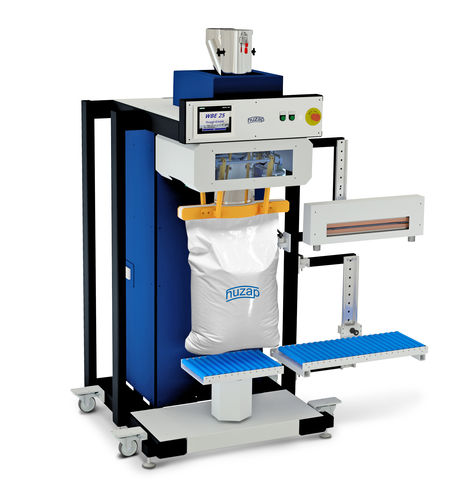 立式装袋机 - WBE 25 DDK OS SV - Huzap GmbH - 重量 / 用于开袋 / 食品工业