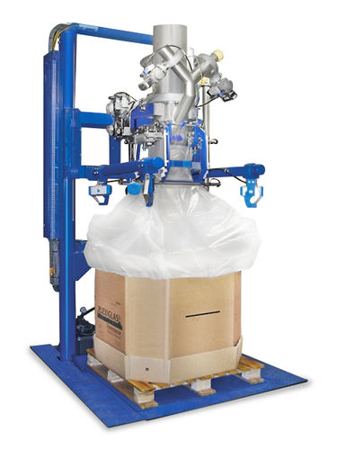 半自动灌装生产线 - WBE 500-1500 - Huzap GmbH - 多容器 / 散装袋 / 油桶
