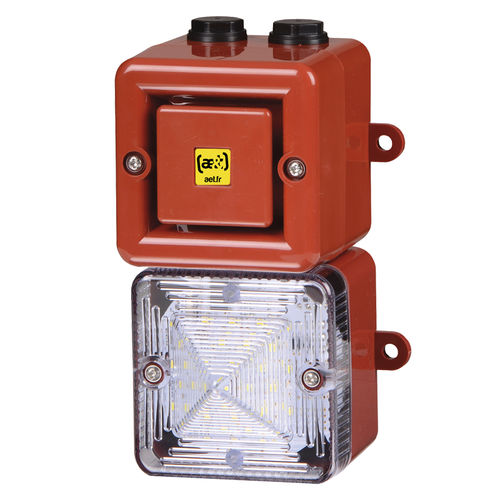 带LED信号灯警报器 - TL100HV2 - ae&t - 电子 / 坚固 / IP66