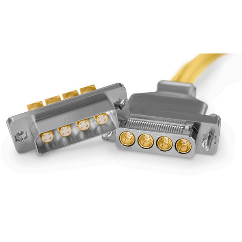 D-sub连接器 - Smiths Interconnect - RF / 四同轴 / 双轴