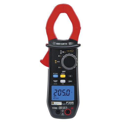 数字钳形万用表 - F205 - CHAUVIN ARNOUX/法国CA - 手持式 / 600 V / 1000 V