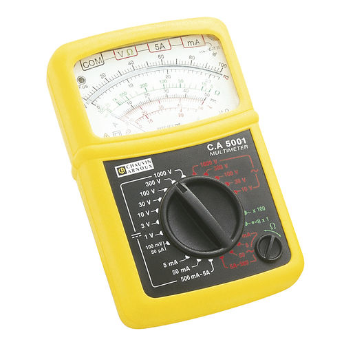 模拟万用表 - CA 5001 - CHAUVIN ARNOUX - 手持式 / 600 V / 5 A