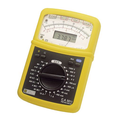 模拟万用表 - CA 5011 - CHAUVIN ARNOUX - 数字 / 手持式 / 600 V