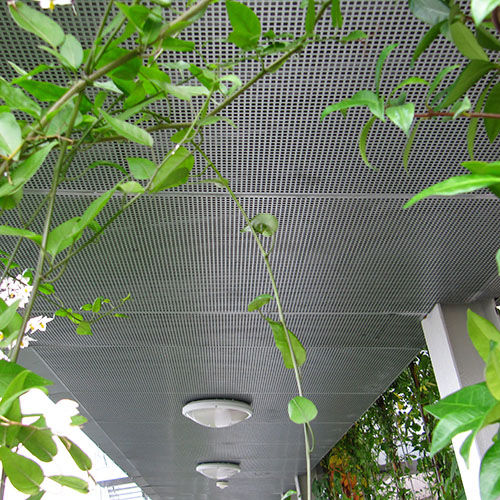 带孔金属板 - C series - GANTOIS INDUSTRIES - 钢 / 布艺 / 用于天花板