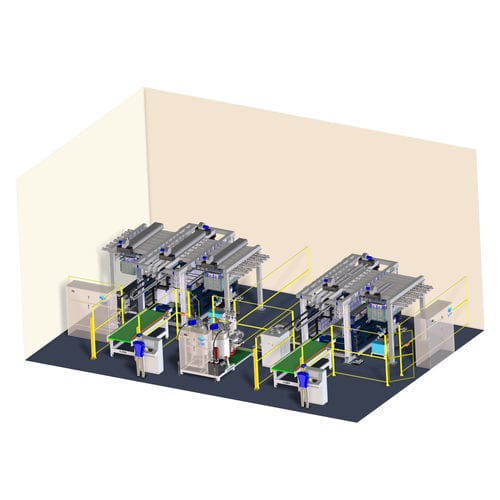 聚氨酯泡沫造型机 - REFTECH - SAIP Advanced Polyurethane Equipment - 单个工作站式 / 自动 / 用于冷藏柜生产