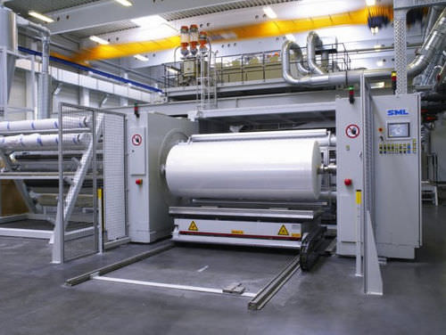 膜收卷机 - W1050 SERIES - SML Maschinengesellschaft - 挤压生产线