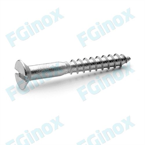木工螺钉 - 2BF2512 - FG INOX - 抽芯 / 一字 / 不锈钢