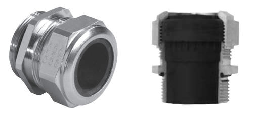 镀镍黄铜电缆接头 - MS series  - SES-STERLING - IP68 / 直线型