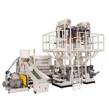 单层管道挤出生产线 - HDN series - Ye I Machinery Factory Co. Ltd. - 吹膜 / 热熔塑料 / 用于HDPE