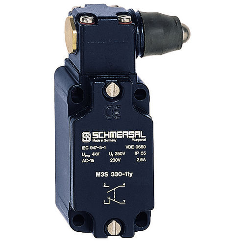IP65限位断路器 - M3S 330-11Y-M20 - SCHMERSAL/施迈赛 - 带柱塞