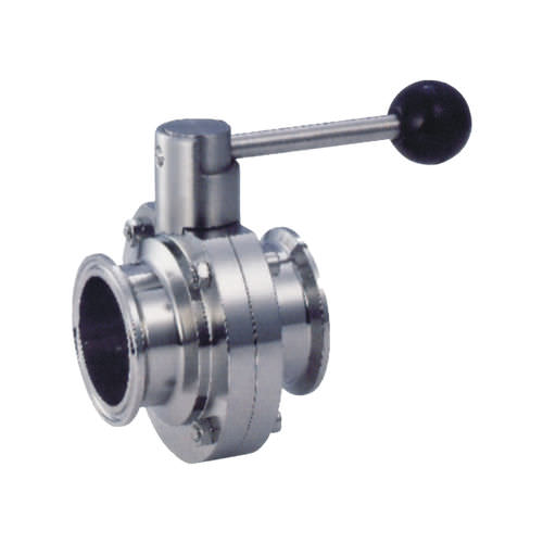 蝶阀 - D81X-10P/R - Zhejiang Kangsaite Valve Co., Ltd. - 手动 / 用于奶制品