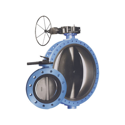 蝶阀 - D41X-16C - Zhejiang Kangsaite Valve Co., Ltd. - 飞轮 / 用于水 / 法兰
