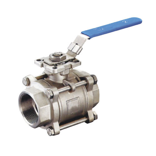 球形阀 - Q11F-16P/R (3PC) - Zhejiang Kangsaite Valve Co., Ltd. - 杠杆 / 3片式 / 不锈钢