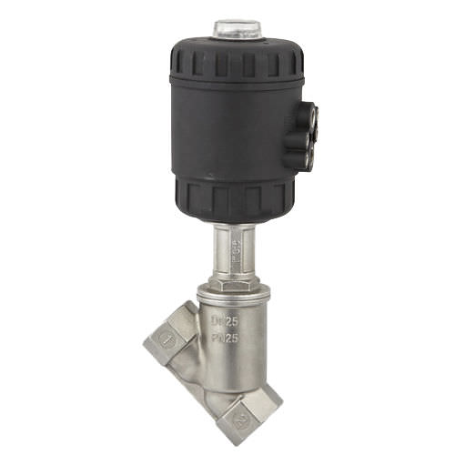 气动操控式阀门 - DN15 - DN50 | DNV, CE - Zhejiang Kangsaite Valve Co., Ltd. - 斜座阀 / 2位2通
