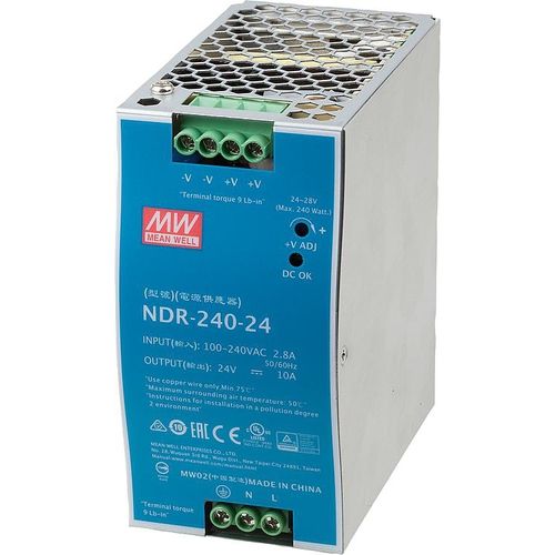 DIN导轨电源 - 82100-10 - norelem - Éléments standard mécaniques - AC/DC / 开关式 / 单相