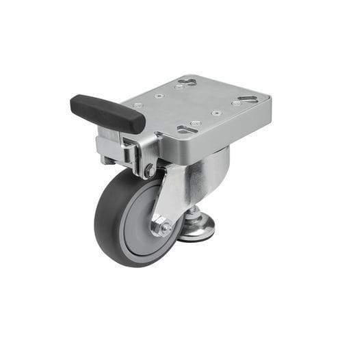 回转脚轮 - 95092-01 - norelem - Éléments standard mécaniques - 平台车 / 用于铝制型材 / 钢