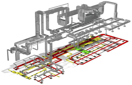 BIM软件 - VenturisIT GmbH - 用于管道铺设 / 用于 HVAC 网络设计