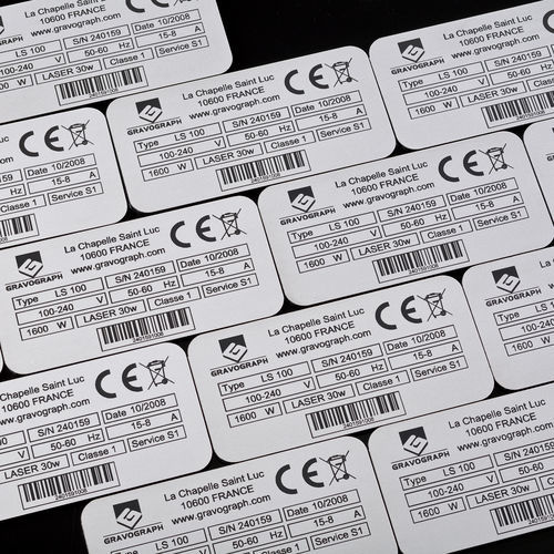 识别标签 - Gravotech - 塑料 / 铝制 / 蚀刻